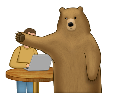 Tunnel Bears are approachably
cuddly, but also fierce